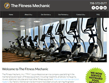 Tablet Screenshot of fitnessmechanic.com